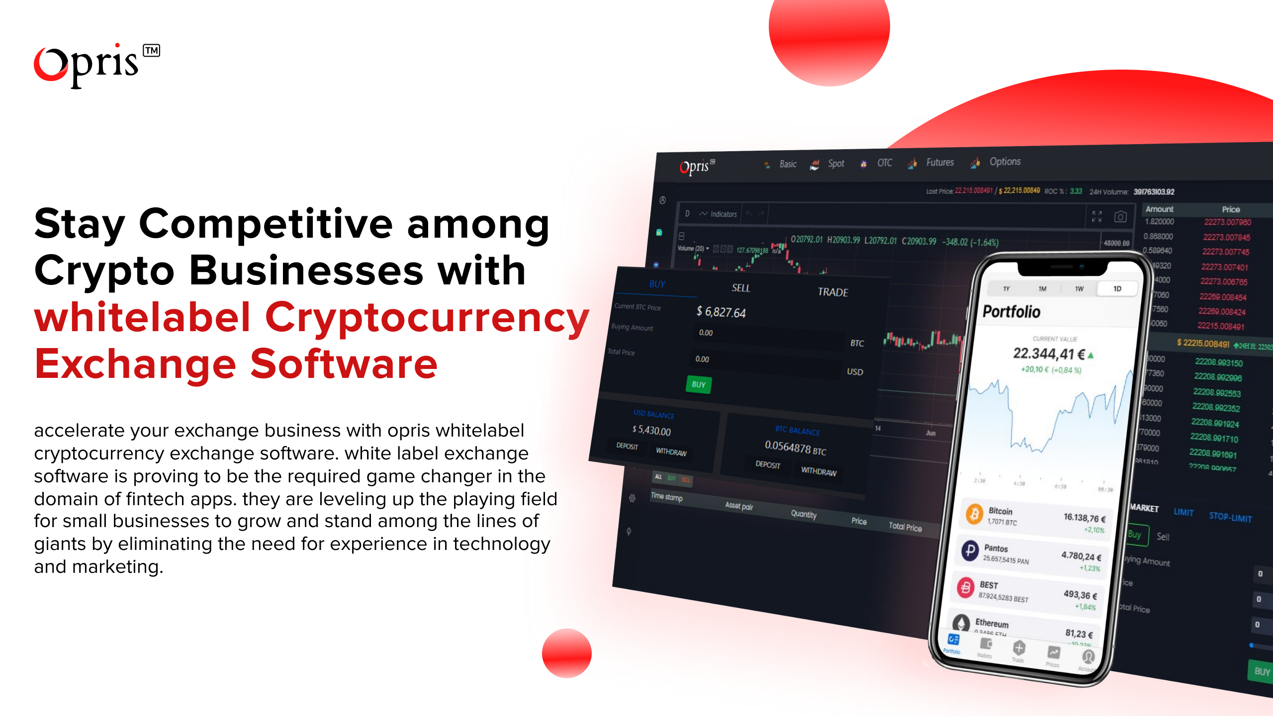 White Label Crypto Exchange Development Software Opris